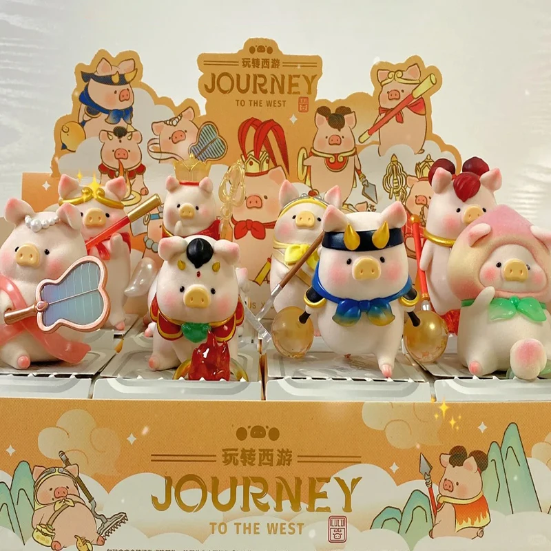 

52TOYS Lulu Pig's Journey to the West серии, фигурка слепых коробок, креативный орнамент, милая и забавная коллекция ценностей