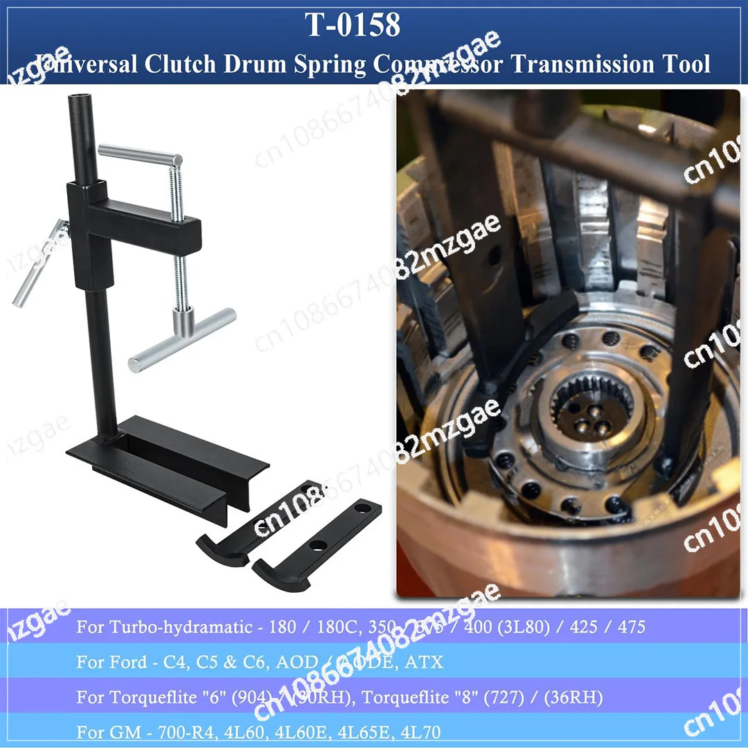 outil-de-compression-de-ressort-de-tambour-d'embrayage-robuste-en-acier-a-fixation-sur-table-t-0158