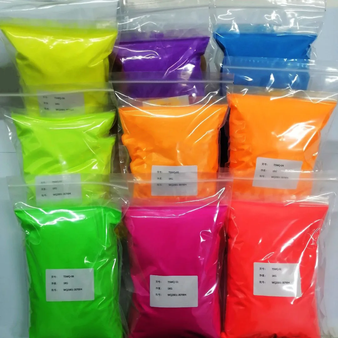 Net.100g Beruf Neon pigment Nagel pulver 12 Farben fluor zieren des Neon pulver kein Leuchten im Dunkeln Phosphor Maniküre Neons taub