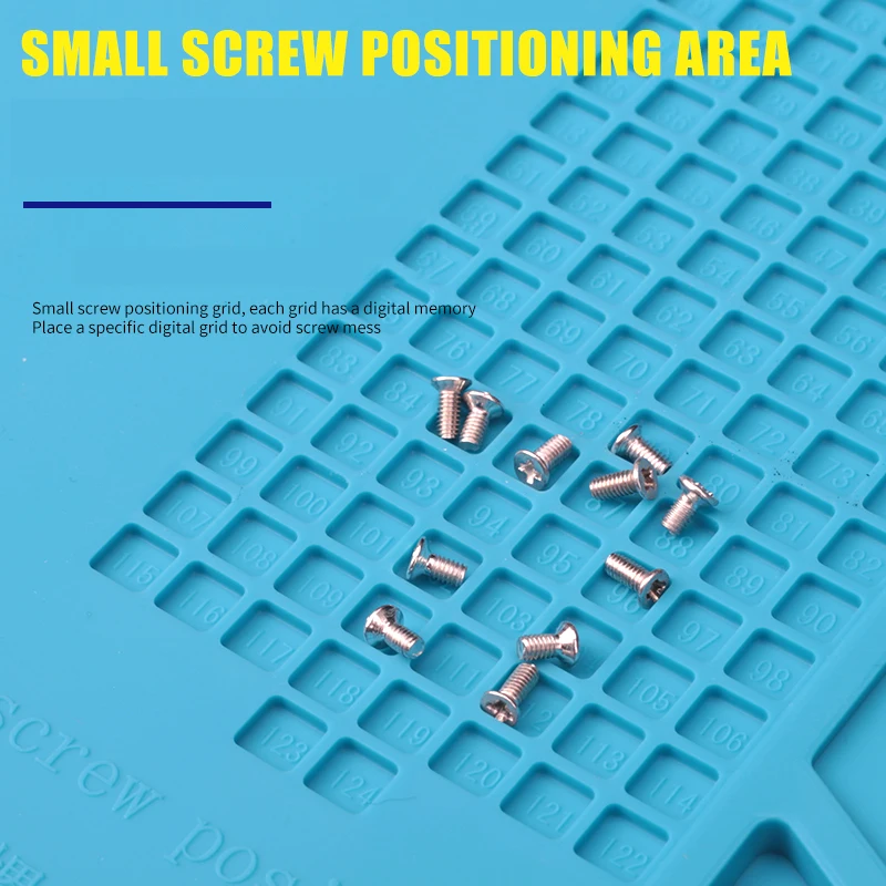 MECHANIC V series Multi-function Storage Repair Working Mat for Phone Maintenance Soft Heat Insulation Motherboard Fixing Pad