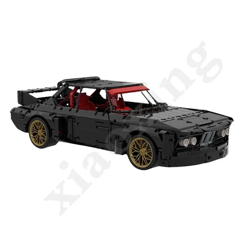 New 1:8 Scale M3 E30 MOC-131591 Racing Building Block Toy Model RC Sports Car MOC Assembly Splicing Toy Boy DIY Birthday Gift