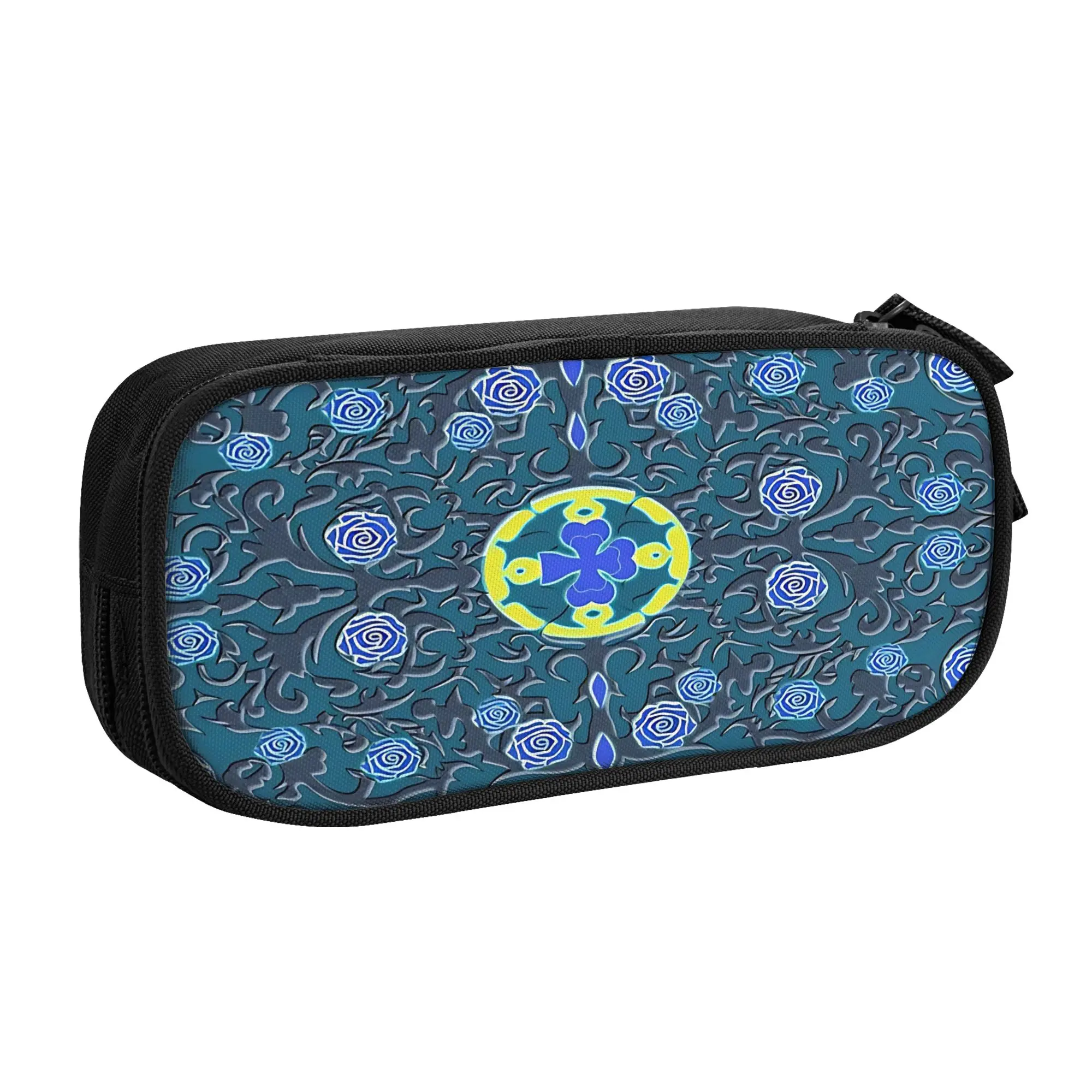 estojo-de-lapis-leve-com-estampa-de-anime-escuro-bolsa-de-canetas-para-estudantes-estojo-de-papelaria-com-trevo-de-cinco-folhas-para-escritorio