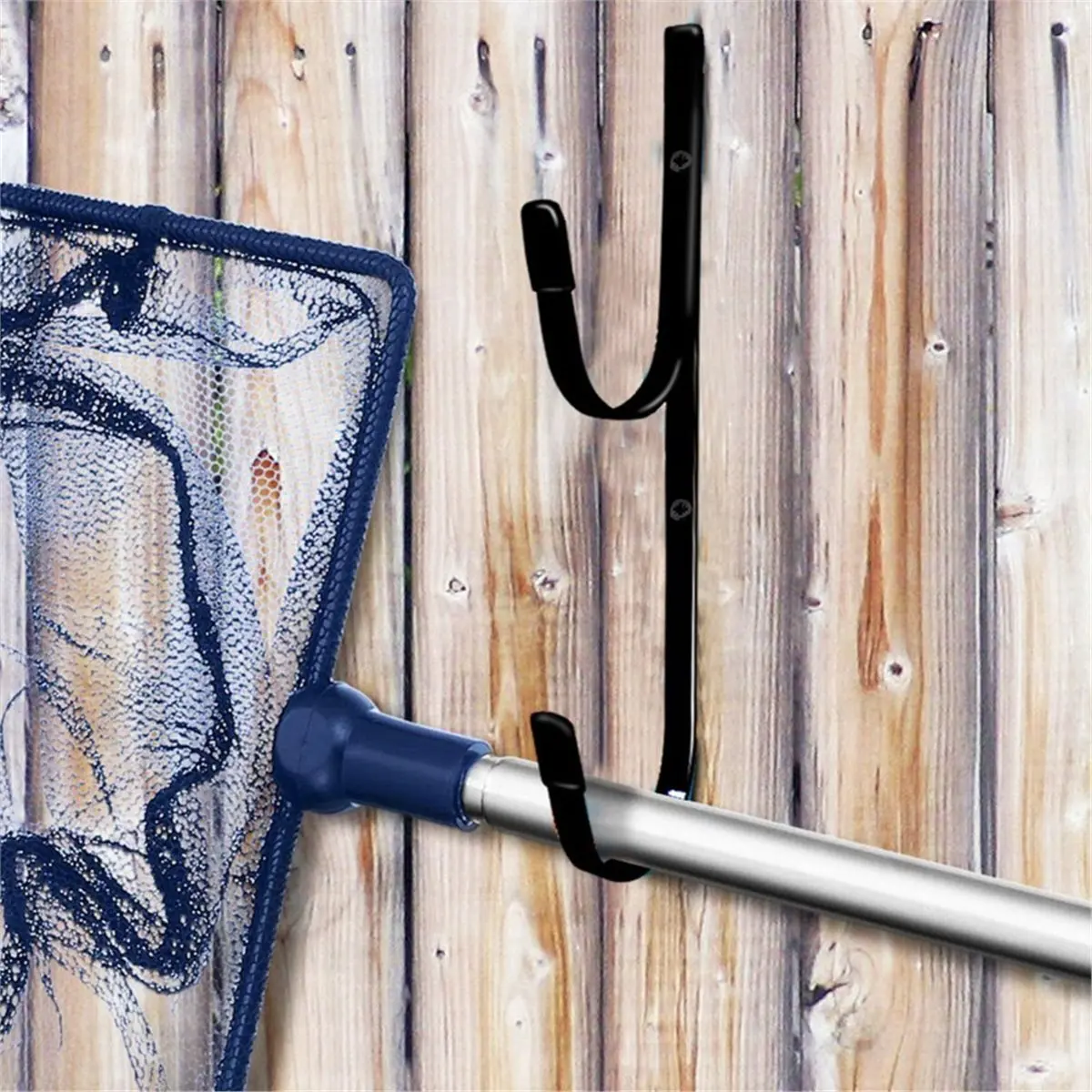 A1796K 6-Pack Pool Pole Hangers , Metal Brackets for Pool and Garden Tools SUMMER