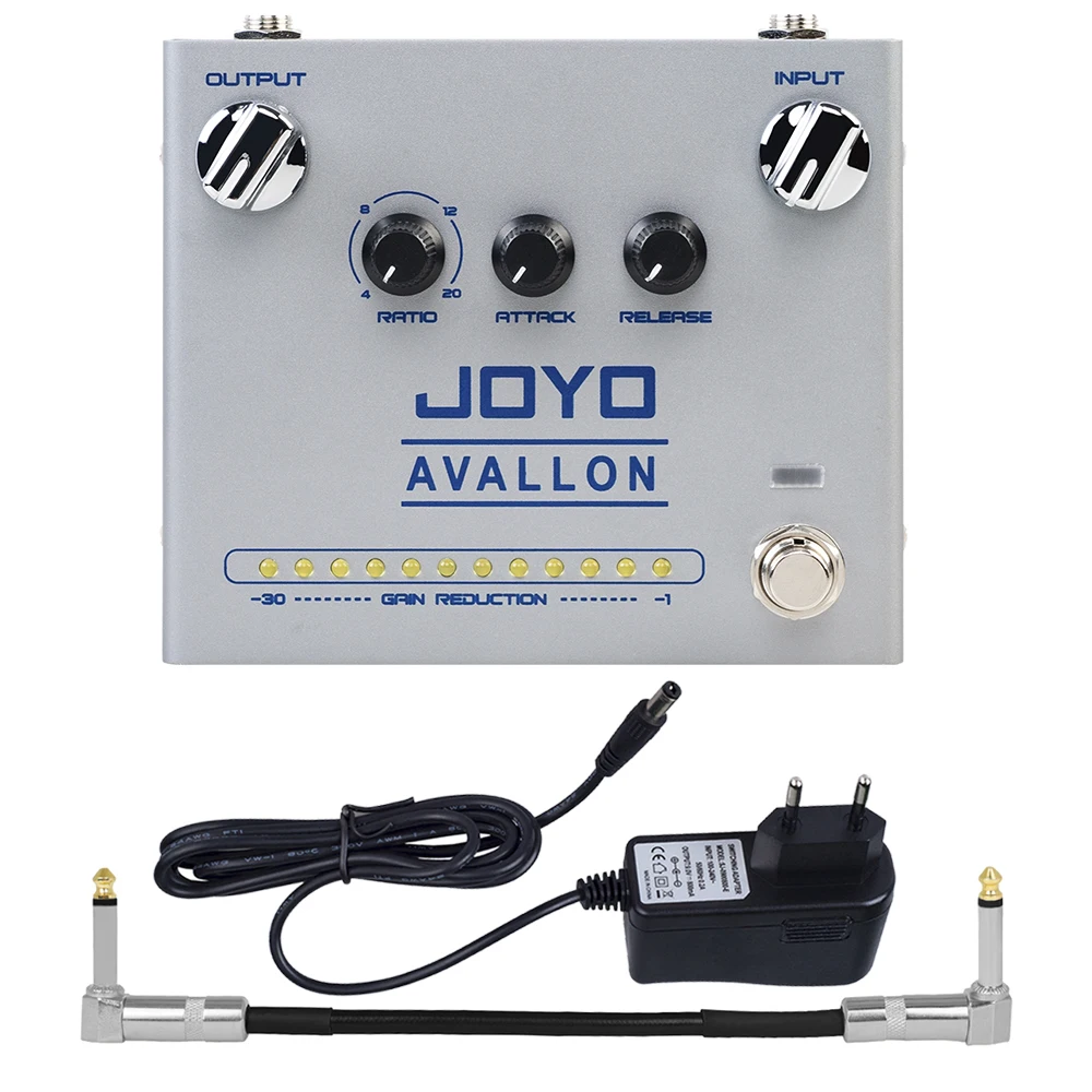 

JOYO Guitar Effect Pedal R-19 AVALLON Compressor Independent Signal Control Warm and Rich Tone Electric Guitar Bass Pedal