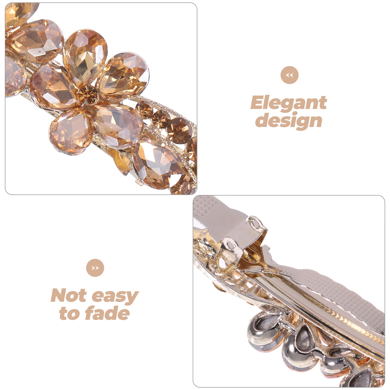 

Rhinestone Mini Metal Hair Clips For Women Size Gems Zinc Alloy Bride Accessories Sparkly Women Hair Barrettes