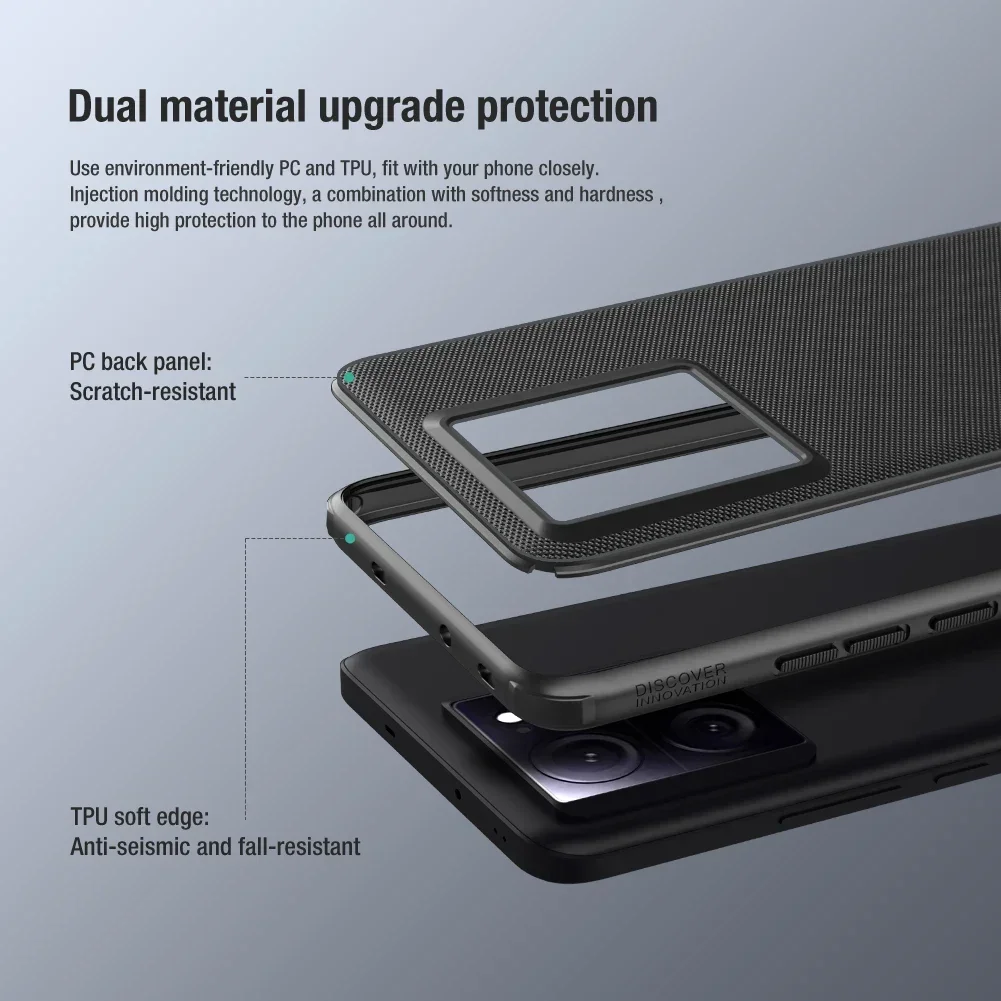 For Xiaomi 13T Pro Case NILLKIN Super Frosted Shield Pro TPU PC Matte Shockproof Back Cover For Xiaomi 13T