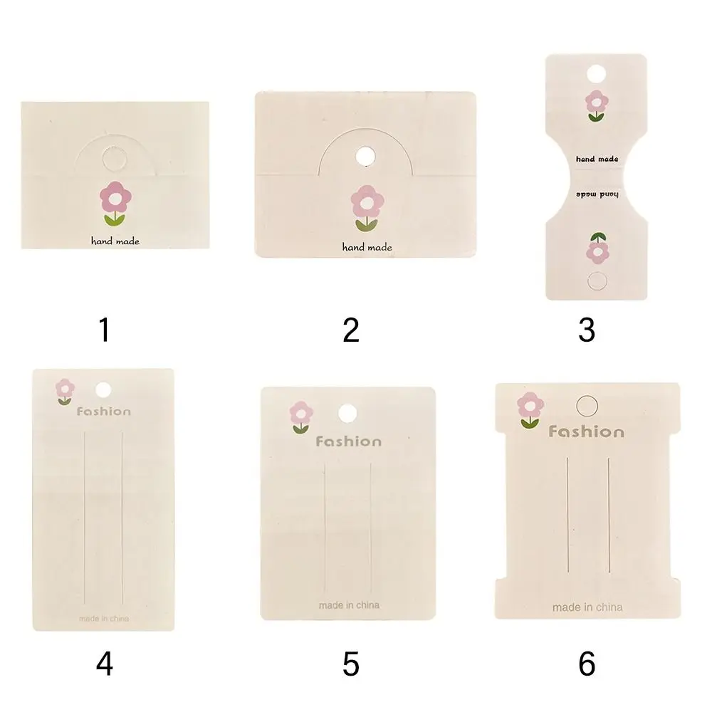 بطاقات تغليف مجوهرات زهور ، بطاقة عرض معلقة ، هدية لطيفة ، دبوس أذن ، بطاقات قرط قلادة ، هيرارد
