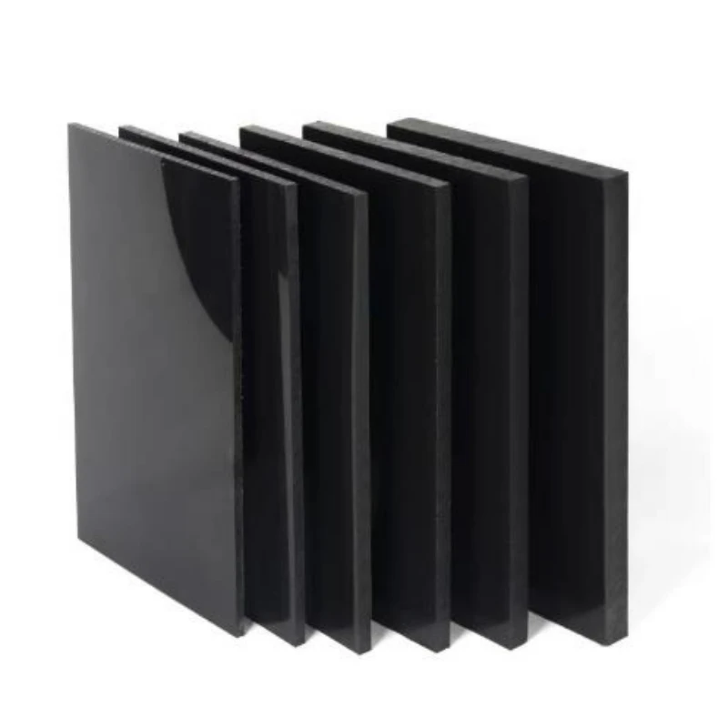 1/2/5/10pcs Thickness 1/1.5/2/3/4mm Black Polypropylene Square Board PP Plastic Sheets Plate 50x50mm~300x400mm