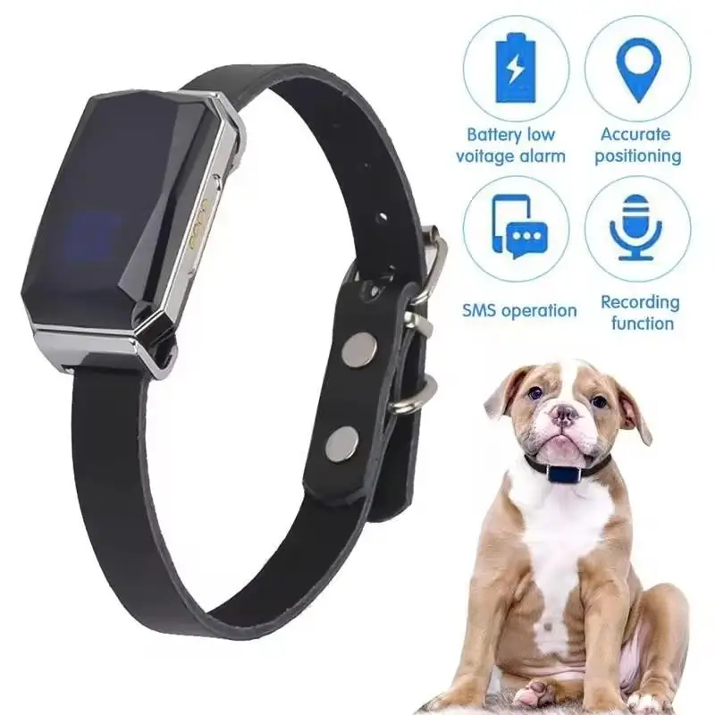 Per G12 Pet Collare Localizzatore Per Gatti e Cani Cuccioli Anti Perso Localizzatore Globale A Distanza 500mA Smart Impermeabile Localizzazione GPS Collare R2U9