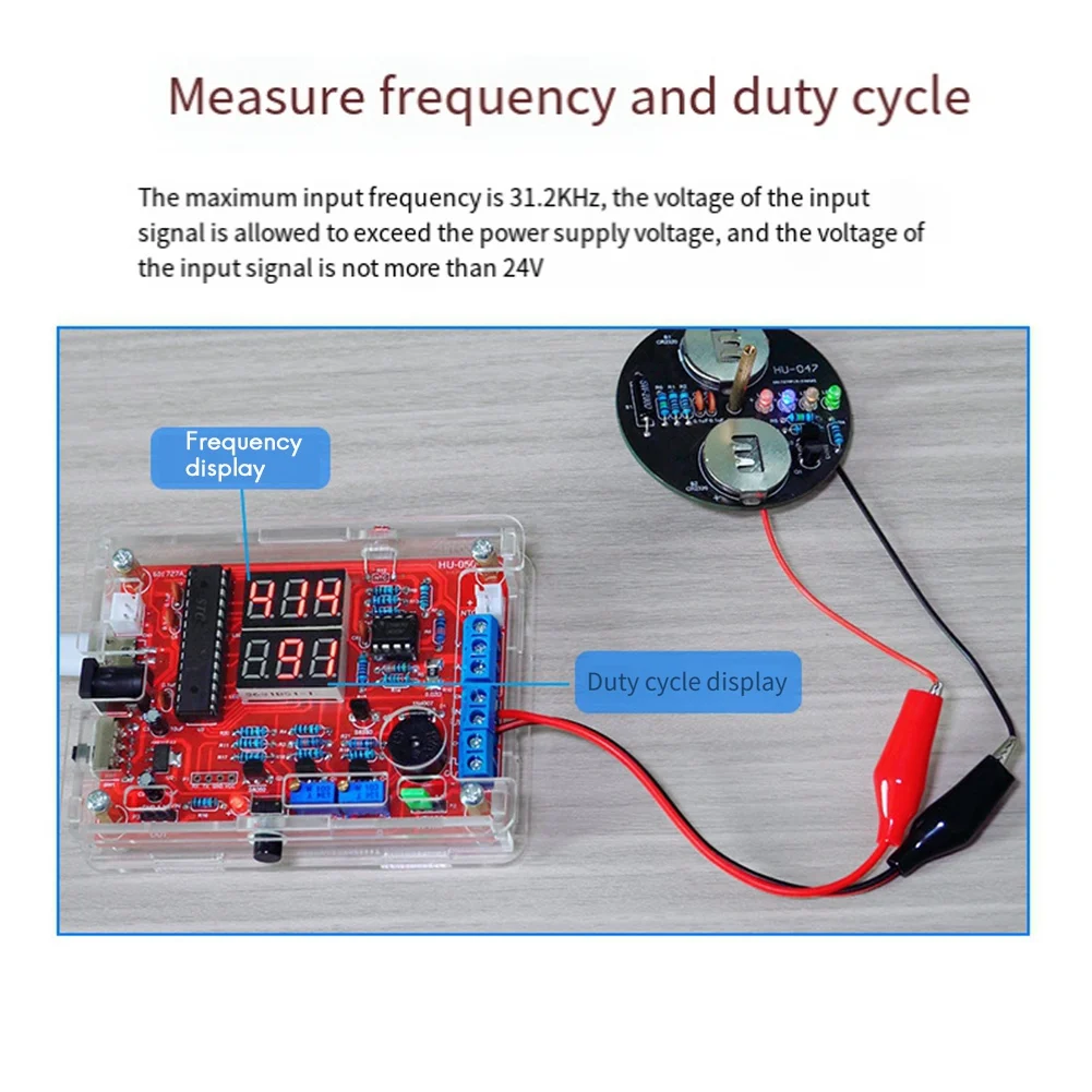 Генератор сигналов, многофункциональный инструмент для изготовления DIY, электронный комплект, обнаружение тока, температуры, упражнения для пайки, прочный