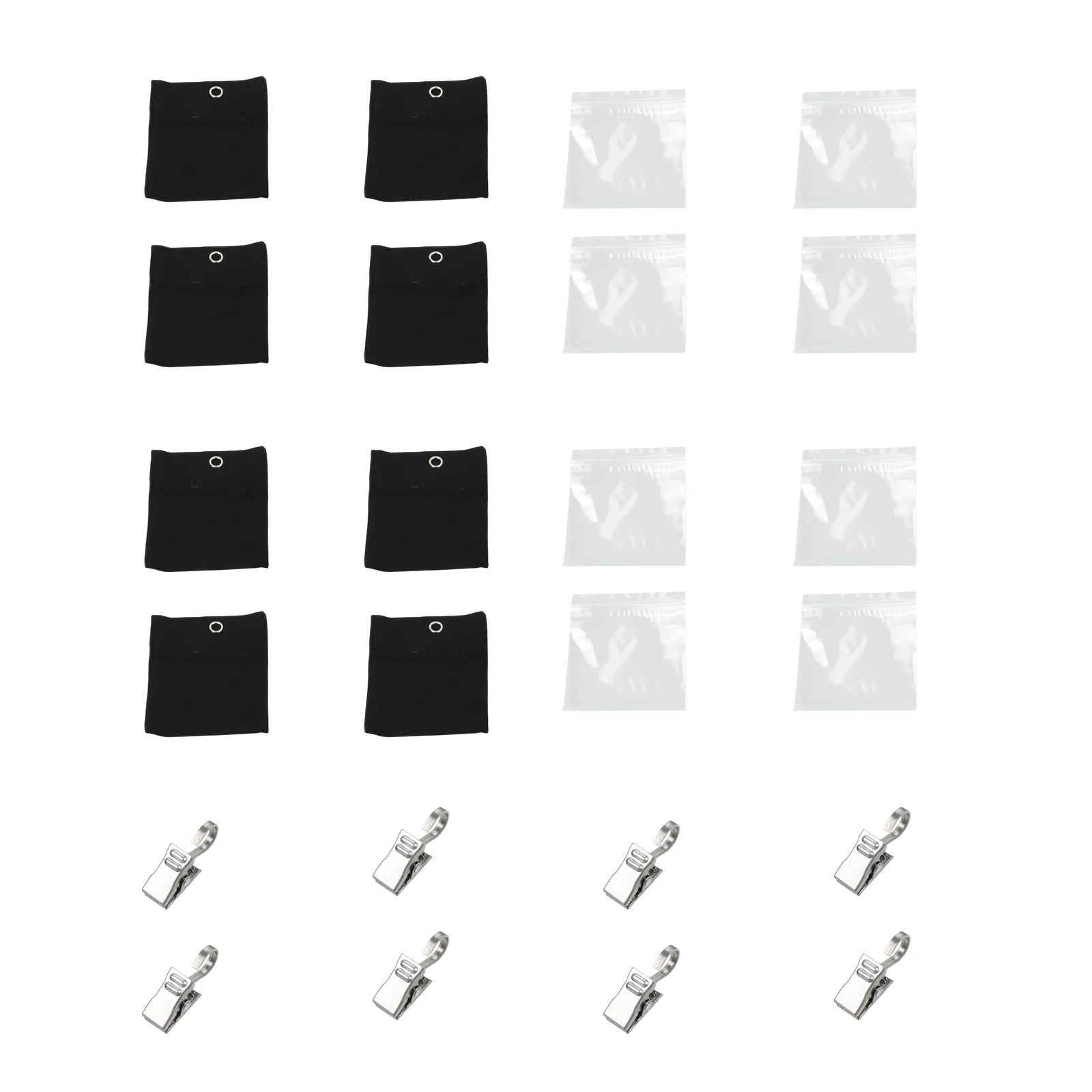 15 Ounces Curtain Sandbag Weather Resistant Curtain Bags Curtain Management Drapery Management Easy Setup Self-Adhesive Closure