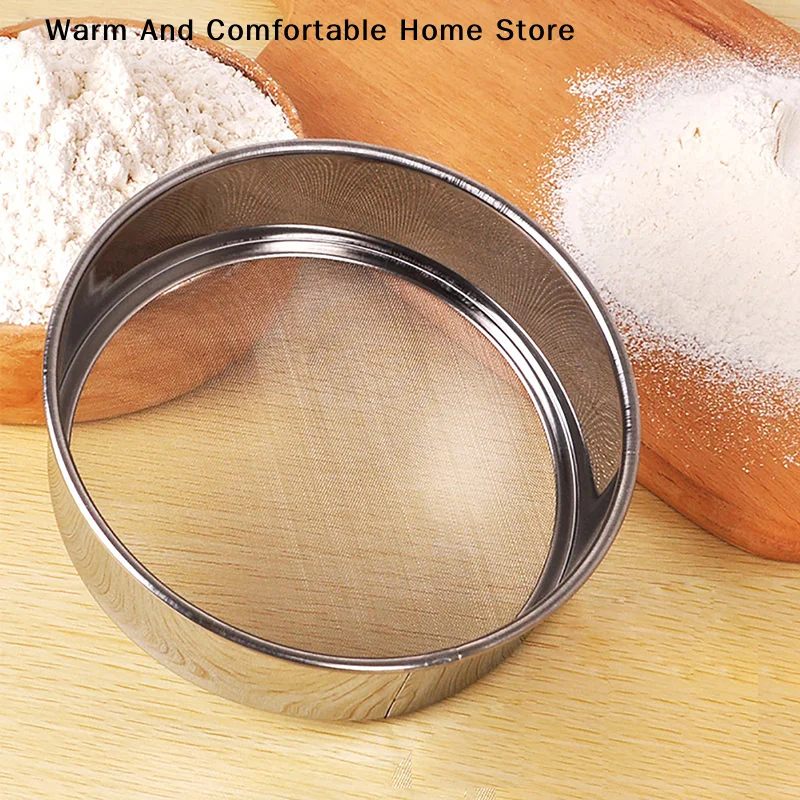40 Mesh Round 304 Stainless Steel Lab Sieve Aperture Standard Sifters Shakers Kitchen Flour Powder Filter Screen Soil Strainer