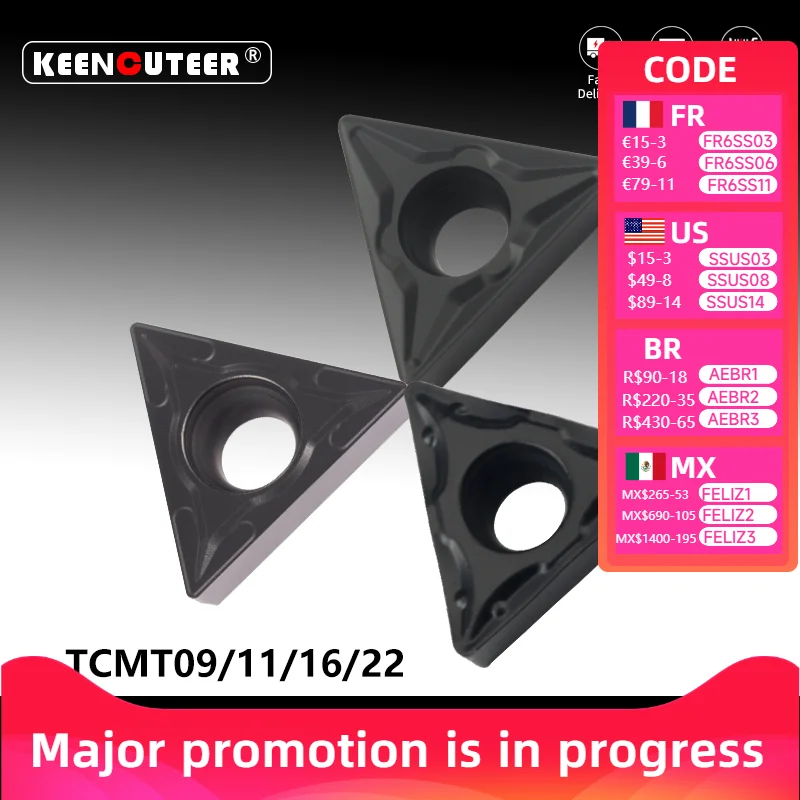 

TCMT090204/08 TCMT110204/08 TCMT16T304/08 TCMT220408 TM TR YZ5115 CNC Cast Iron Special Blade Lathe Outer Round Cutter Head Tool