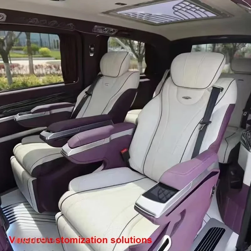 Luxury Vito 2017 Leather Cloth Waterproof Adjustable Angle Car Seat Covers