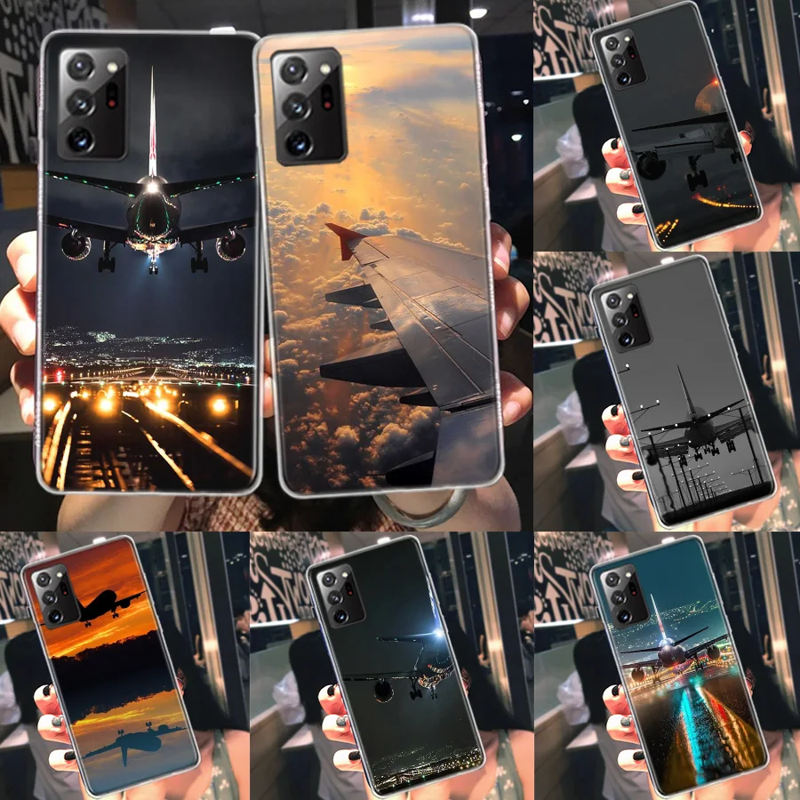 Airport Shuttle Transportation Phone Case For Samsung Note 20 Ultra 10 9 8 Galaxy A05S A15 A25 A35 A55 M11 M12 M21 M30S M31 M32