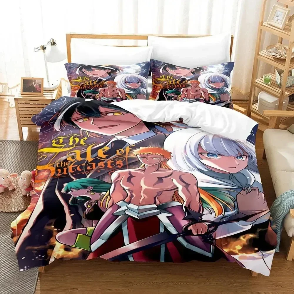 

Anime The tale of outcasts Printed Bed Set Duvet Cover Pillowcase Bedding Set Bed Linen Sheet Quilt Cover Full Queen King Size