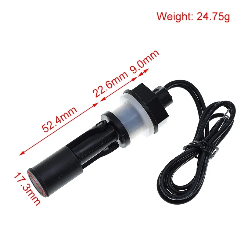 1/2/5Pcs Tank Pool Horizontal Water Level Switch Liquid Level Sensor Liquid PP Plastic Ball Float Switch For Arduino