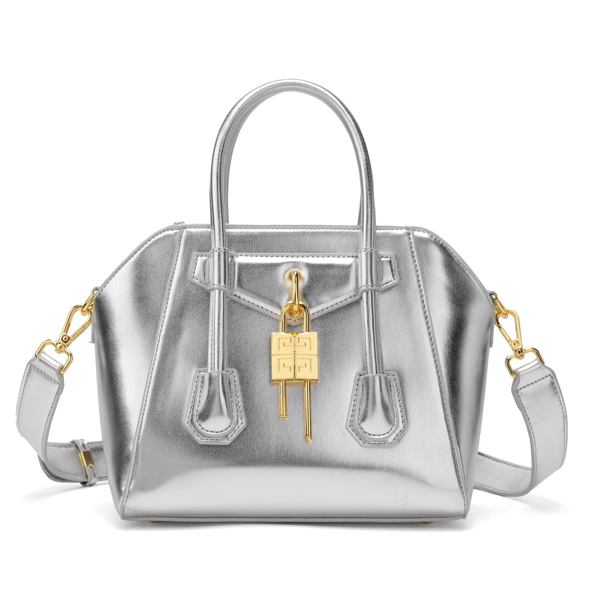 Minimalist Elegant Leather Diaper Bag Unique Designer For Women Large Capacity Vintage Luxury Crossbody Shoulder Bag FashionTote