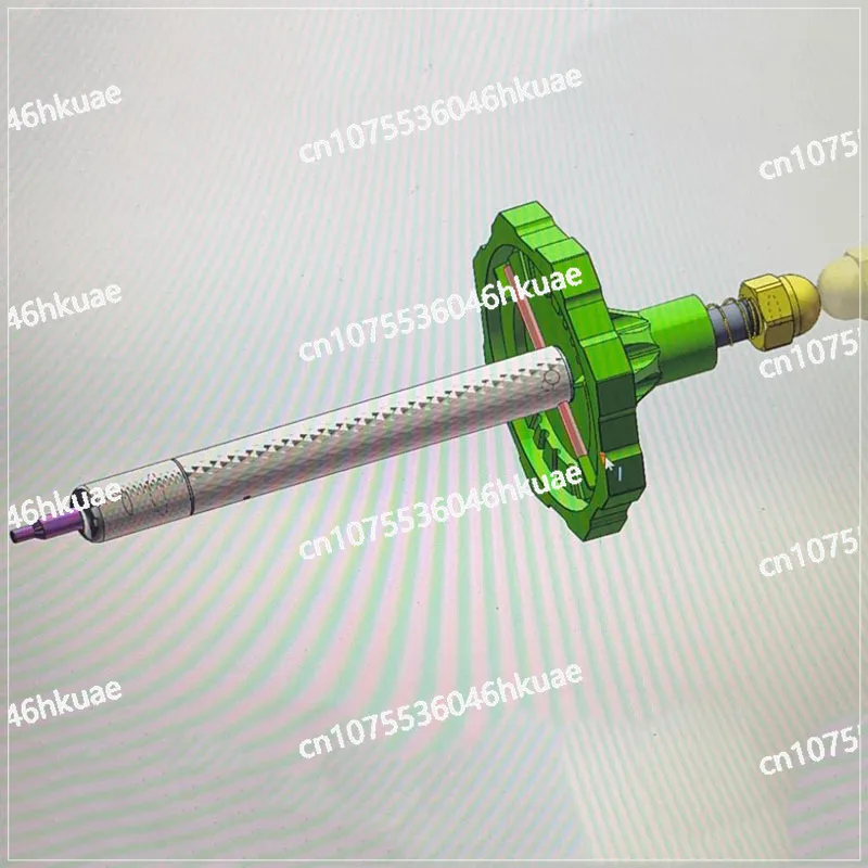 Gemstone faceting machine fixture 6.0MM handle gemstone angle grinder octagonal manipulator high-precision polishing tool