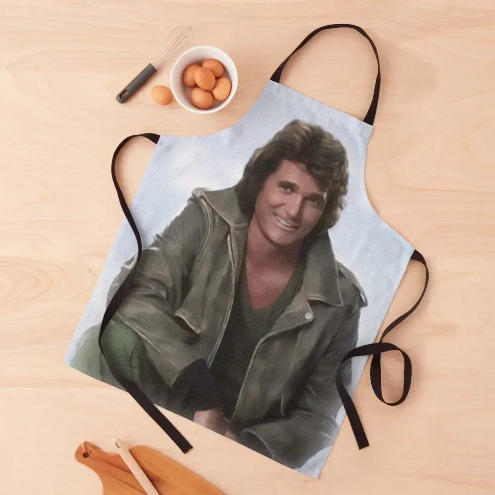 

Michael Landon, Actor Apron japanese style Kitchen Accessories 2022 Waterproof barber men Apron