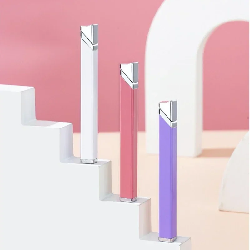 ولاعة معدنية صغيرة بشريط طويل إبداعي للمطبخ بحجم الجيب ولاعة صغيرة محمولة في الهواء الطلق ولاعة غاز البوتان #2