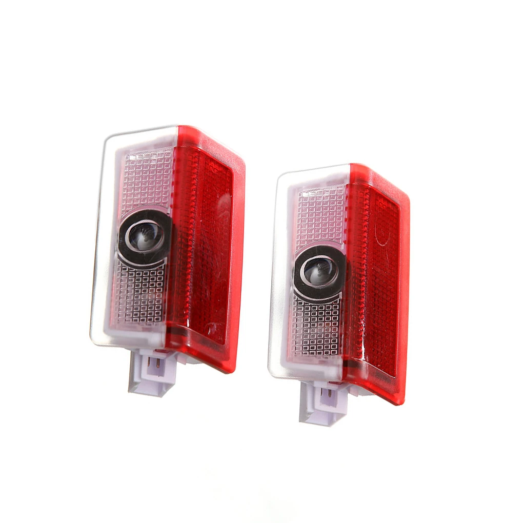 

2Pcs Car Door Welcome Lights LED Courtesy Light Logo Lamps Accessory