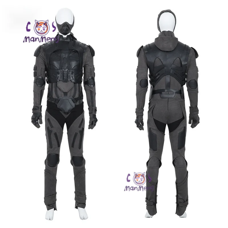 Paul Atreides Cosplay Costume Men Armor Suit Bodysuit Cloak Mask Full Set Movie Costume Halloween Carnival Party Disguise Outfit