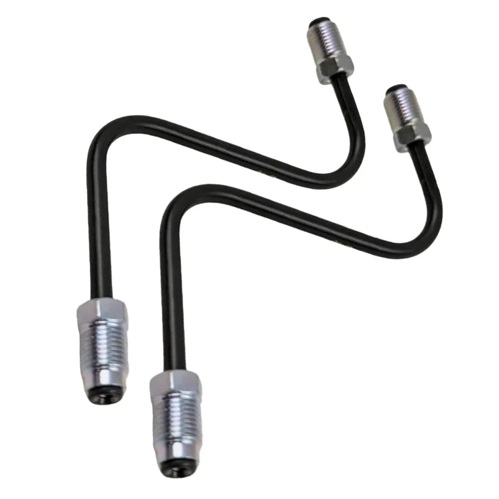 Left Right Pair Brake Hard Lines Easy Installation Direct Replacement Metal Material Pair Included For Brake Repair