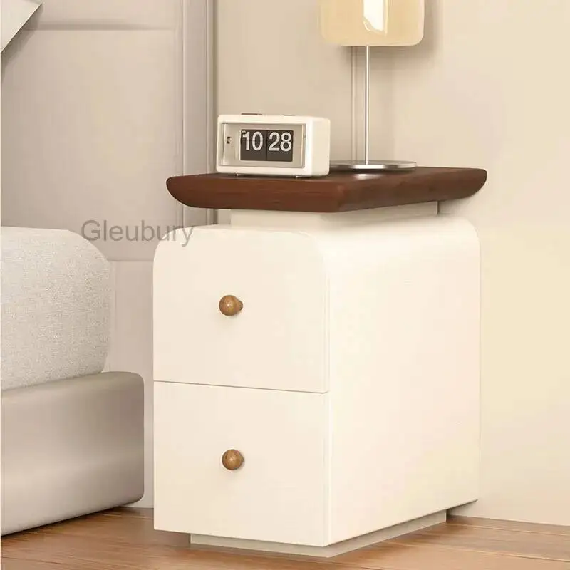 Organizador móvil para mesita de noche, mesa de centro para dormitorio, ahorro de espacio, moderna, cómoda, Criado Mudo, muebles para el hogar