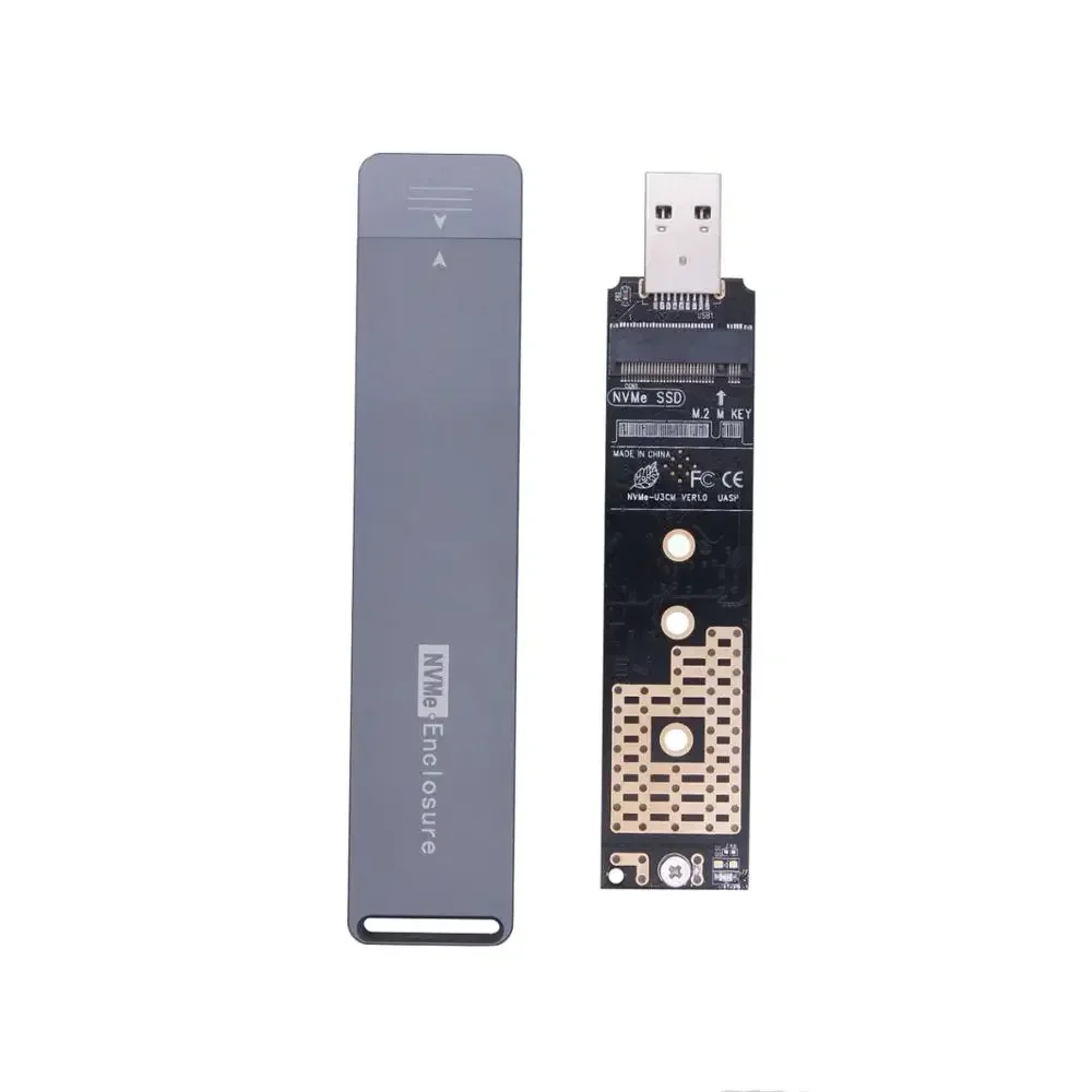 Adapter Case M.2 NVME To USB3.1 TypeA External NVME Hard Drive Box Usb2.0 Hard Drive Enclosure Magnetic Port Expansion Converter
