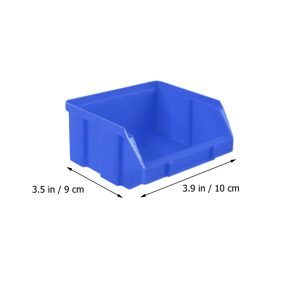 Storage Bins Plastic Litter Box Organizer Bins Parts Garage Tool Stackable Stacking Box Craftsman Hardware Shelf Tools