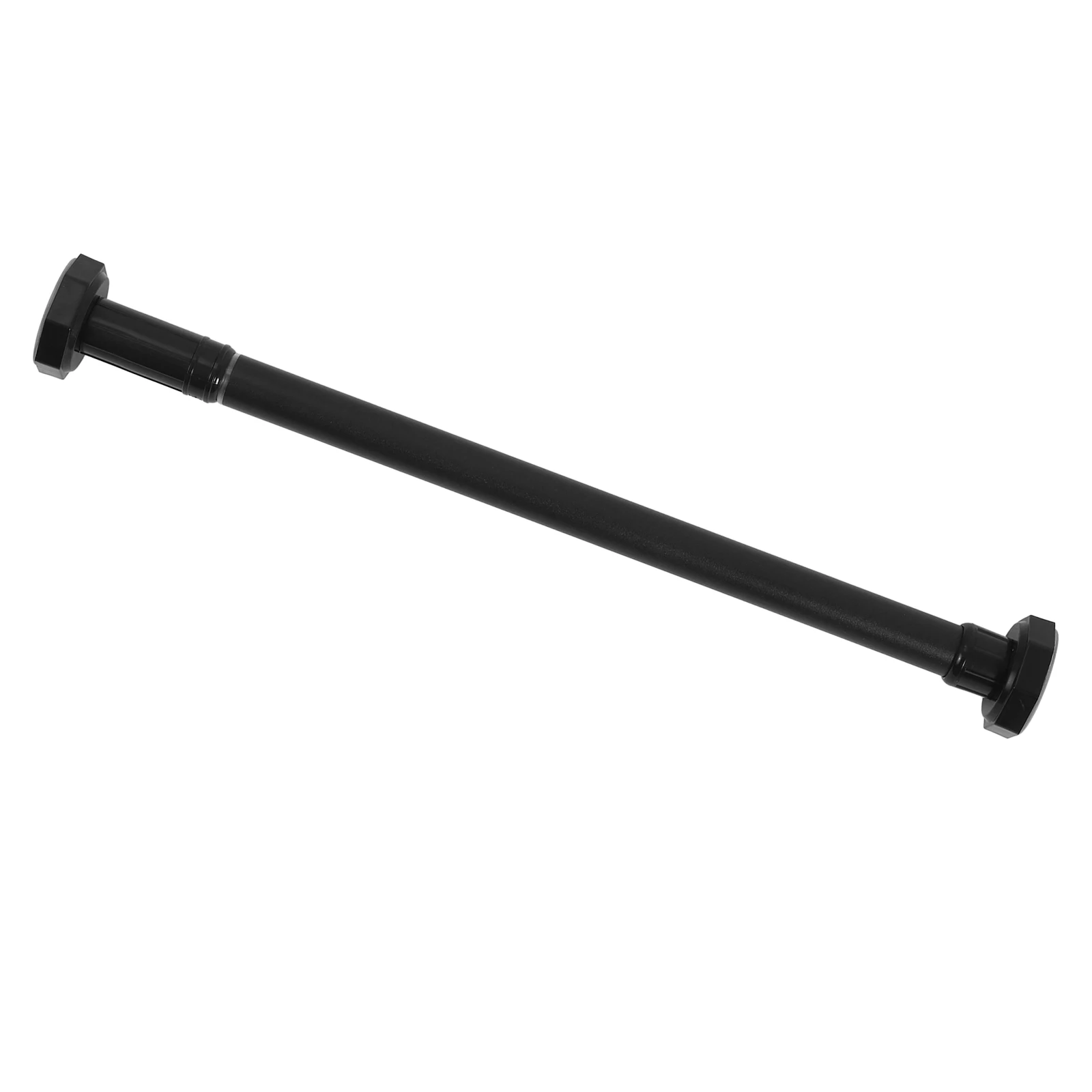 

Telescopic Door Curtain Rod 50-80CM Black Adjustable Shower Pole No Drilling Extendable Window Bracket For Bathrooms Curtains