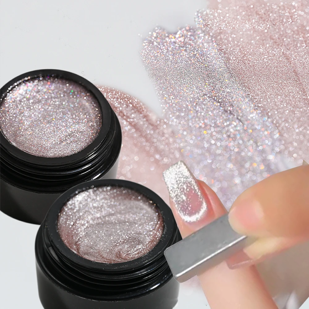 Блестящий бриллиантовый гель «кошачий глаз», 5 мл