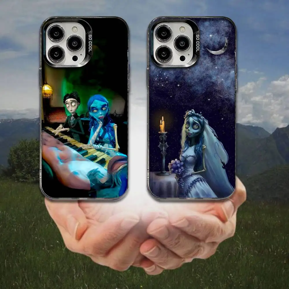 

C-Corpse Bride Victor Phone Case For iPhone 16,15,14,13,12,11,8,7,Pro,Max,Plus,Mini,XS,SE Anti Fall Black Matte Hard
