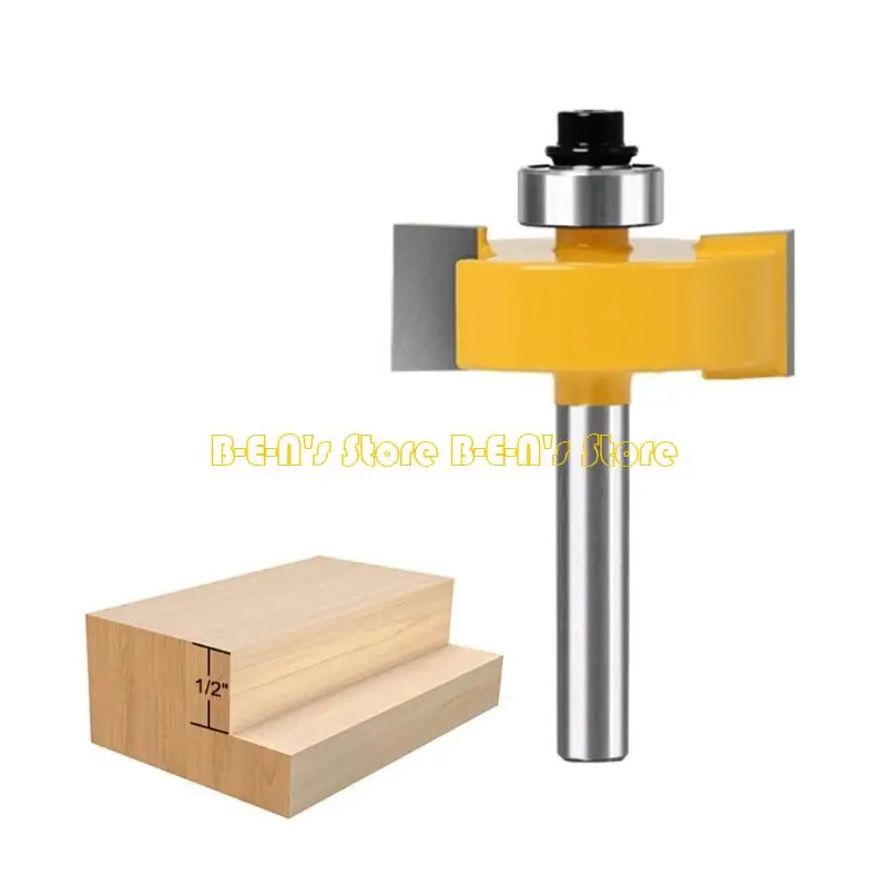 Y1AD Rabbet Router Bit with 6 Bearings 1/4