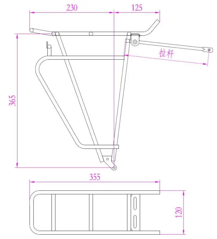 Bikepacking Road Travel Bike Cruise Heavy Duty Rear Pannier Rack Long Distance Journey Bicycle Luggage Carrier Steel Load 40kg