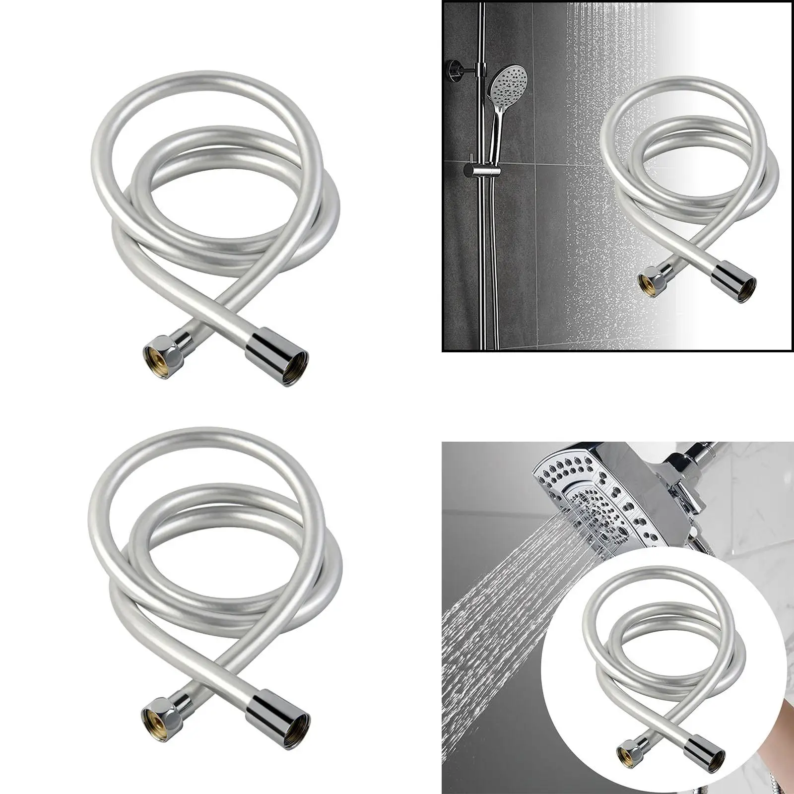 Tubo doccia in PVC Anti avvolgimento soffione doccia portatile tubo doccia spruzzatore tubo dell'acqua per appartamento dormitorio Hotel fattoria Pet Bathing