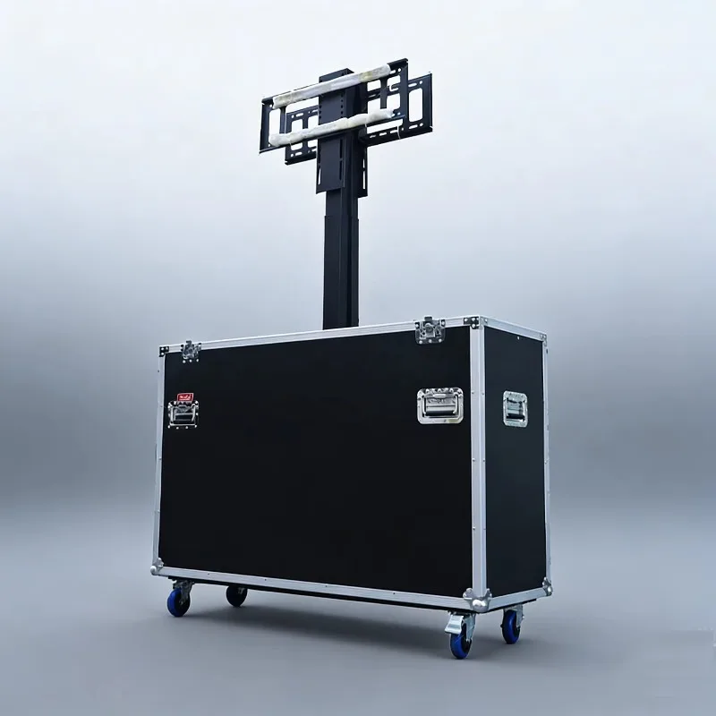 Carrying Plasma 55-inch Lifting Dual TV Cabinet LCD case Electric Power Lift Cases 55-tv-flight-case