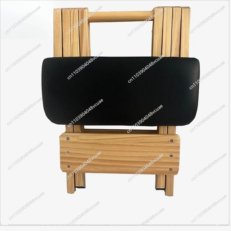 Solid Wood Folding Stool, Yoga Training  Pilates Folding , Yunda Exercise Zen  Yoga Stool 20 Inches