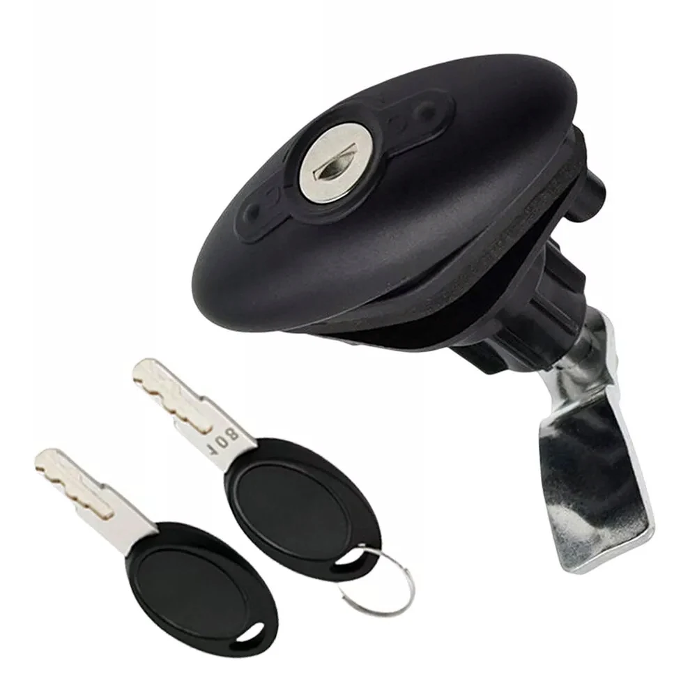Caravan RV T-Handle Lock - Durable Polished Stainless Steel Enhanced Corrosion Resistance Easy Install With 2 Keys Motorhome RV