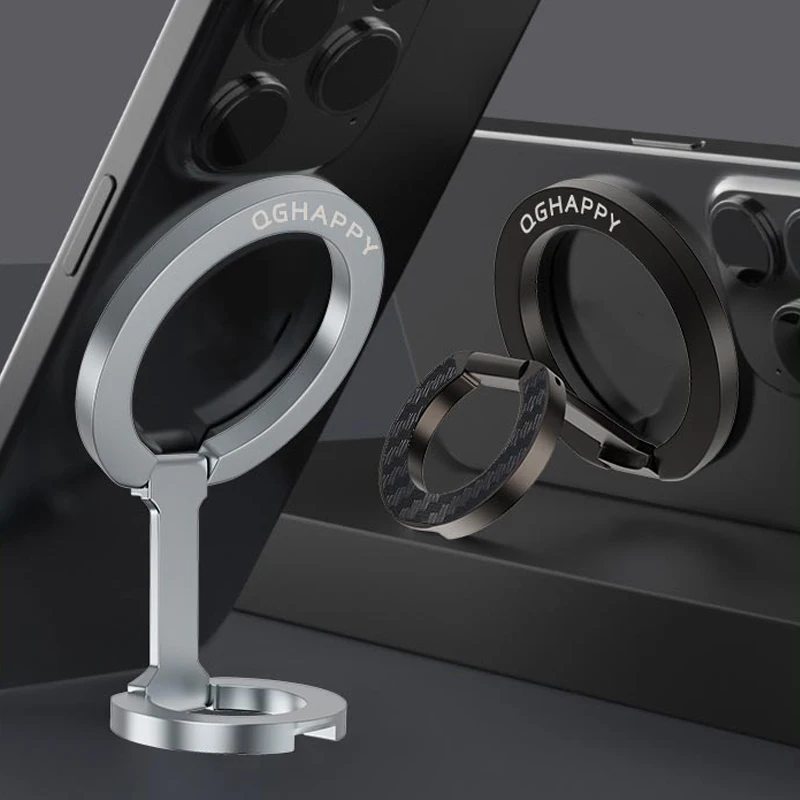 

Smart Phone Magnet Metal Holder Desktop Strong Magnetic Stand for Magsafe cellphones Support for iPhone 17 16 15 Pro Max Samsung