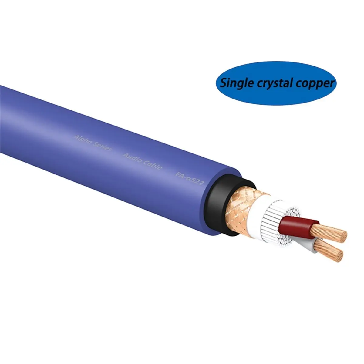 -ΑS22 Alpha Series Audio Cable for Amplifiers and Multimedia Devices