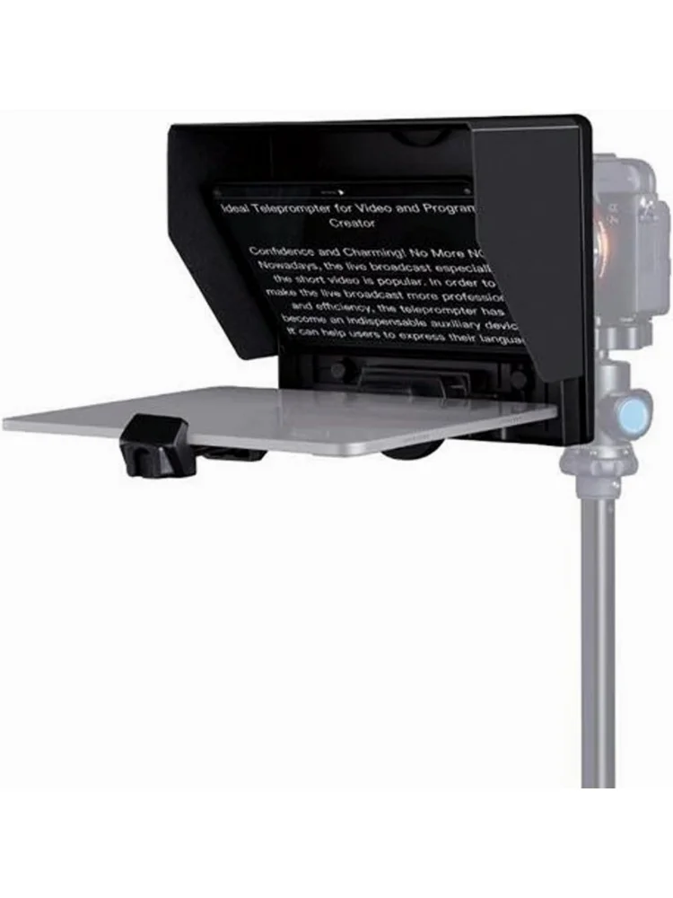 TP10 Teleprompter DSLR Camera Teleprompter Portable Mini Video External Photography Teleprompter