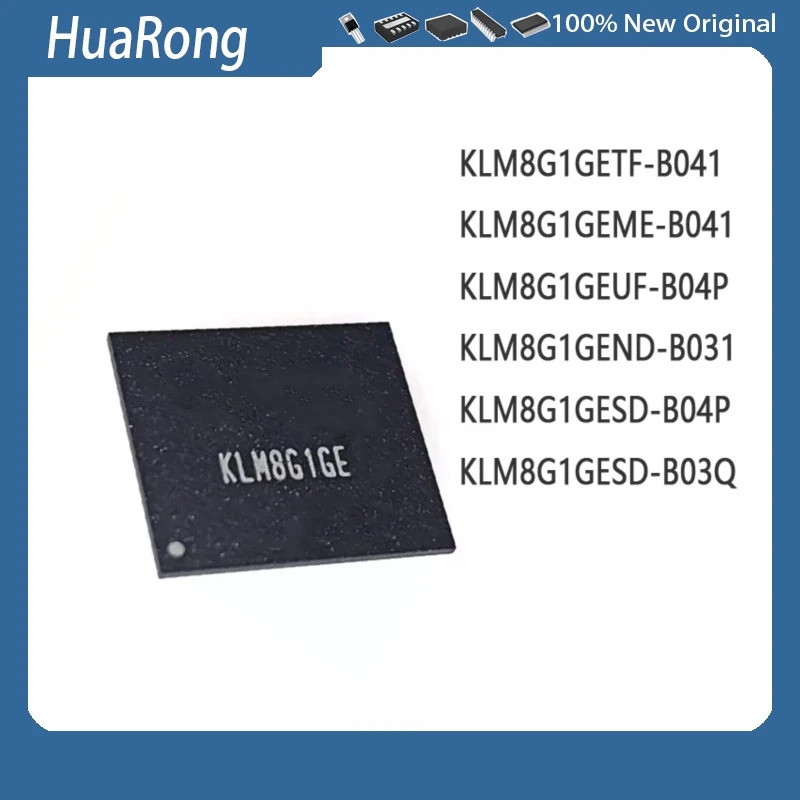 1PCS/LOT KLM8G1GETF-B041  KLM8G1GEME-B041  KLM8G1GEUF-B04P  KLM8G1GEND-B031  KLM8G1GESD-B04P  KLM8G1GESD-B03Q  BGA-153