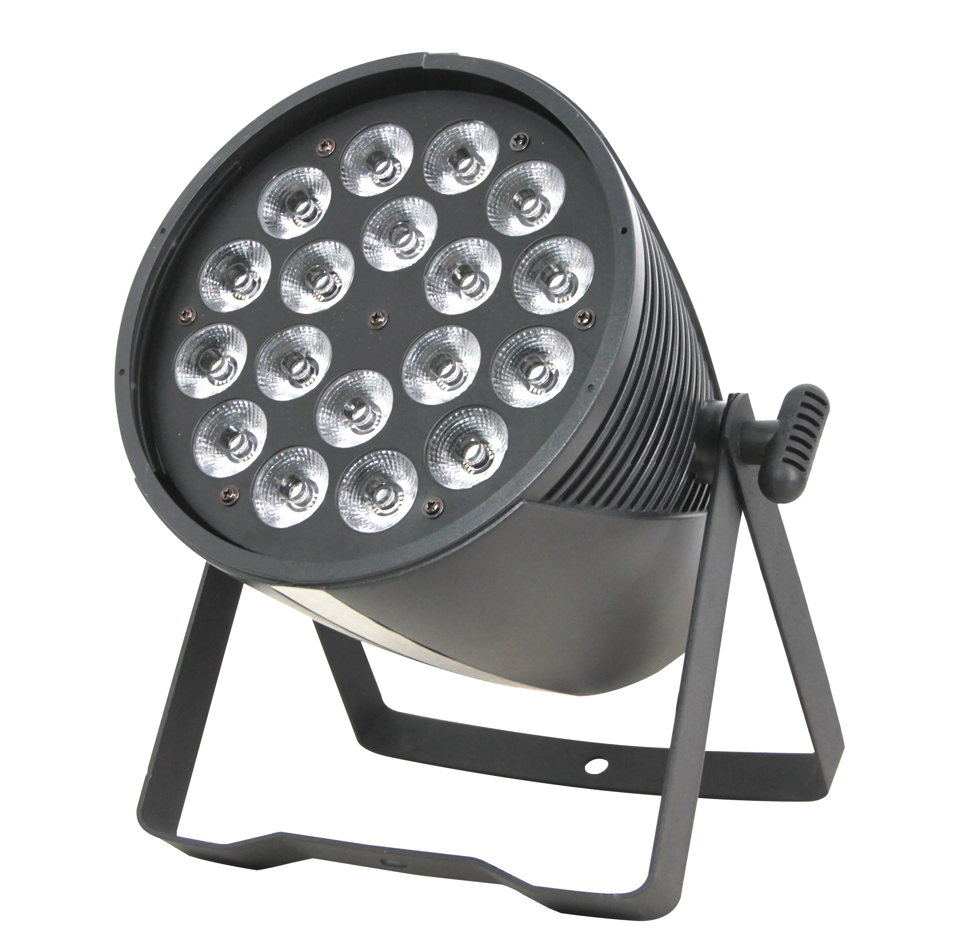 Sunart New Metal Case Led Par Light 18*10W RGBW Full Color 4 in 1 Stage Effect Lights For Party Bars Night Clubs DMX512 Fixture