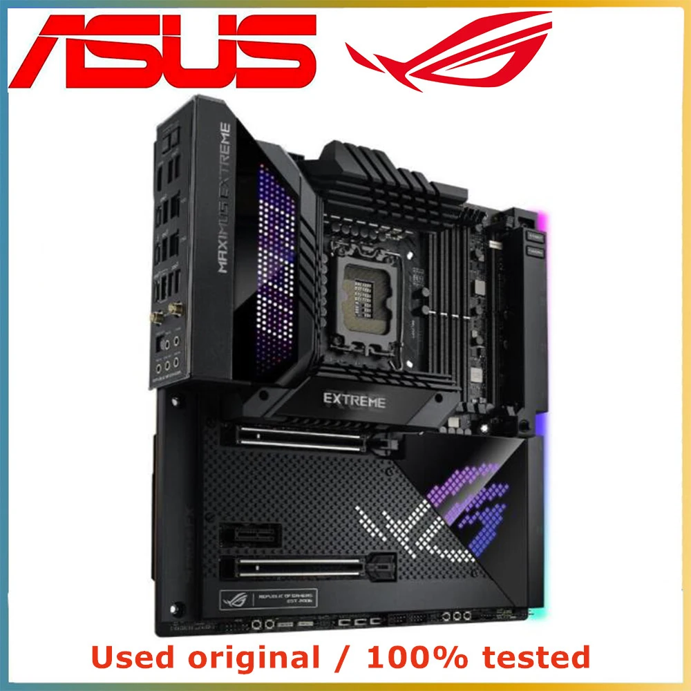 For ASUS ROG MAXIMUS Z690 EXTREME Motherboard LGA1700 DDR5 ATX Mainboard Z690 Support 12th 13th 14th Gen CPU Original Used Test