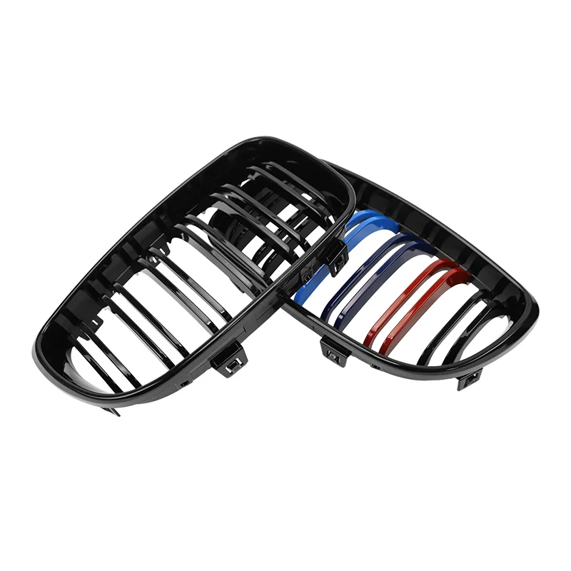 

Glossy Black Car Double Line Grilles E81 E87 for BMW 1 Series 2008-2011 Year