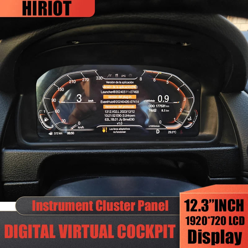 

Digital Virtual Cockpit Instrument Cluster Dashboard For BMW X1 E84 09-15 LCD Dashboard Panel Speedometer Tachometer