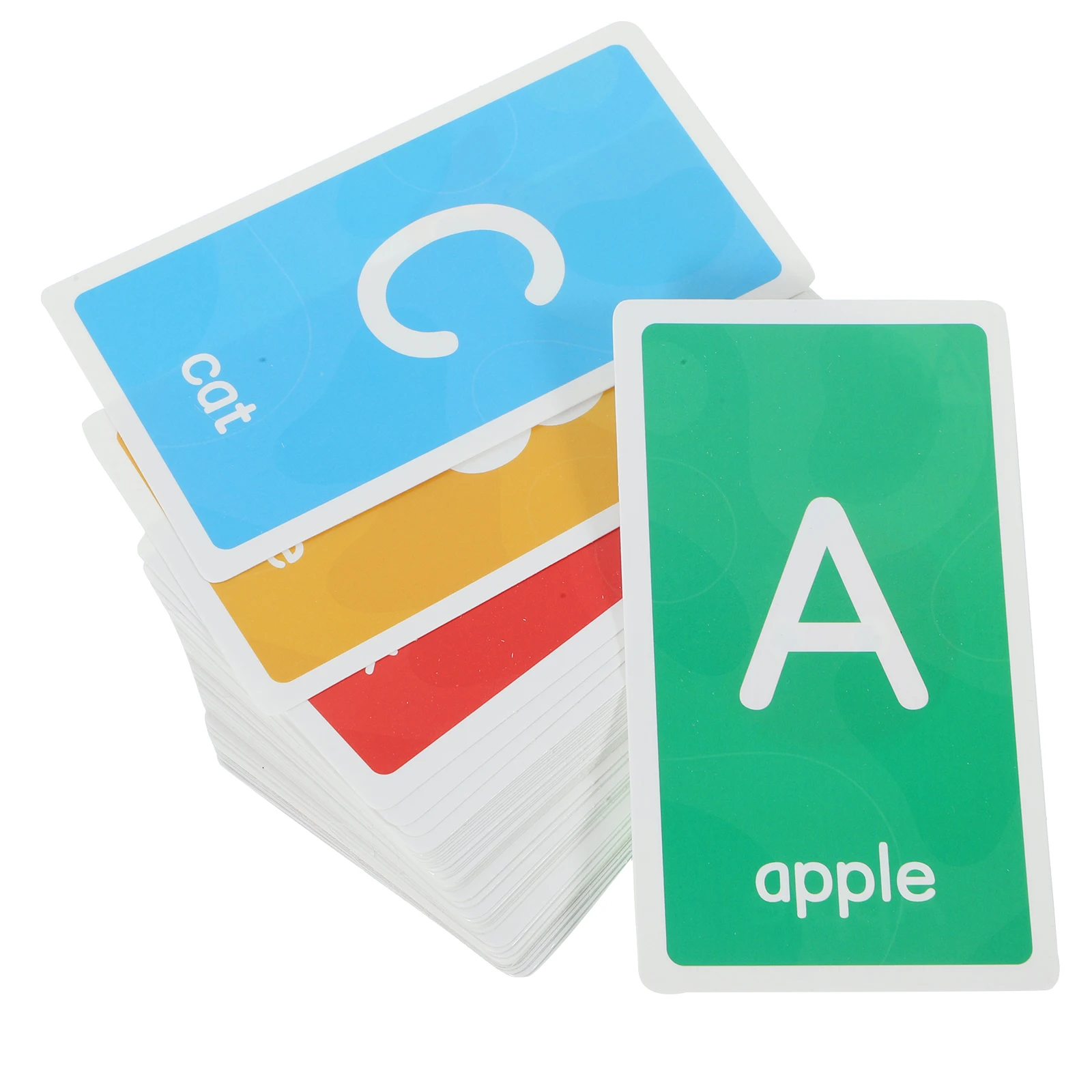 1 set di giochi di apprendimento a forma di numero dell'alfabeto inglese Flash per l'educazione precoce di 3-6 anni per l'educazione portatile della scuola materna