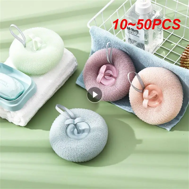 10~50PCS Blue Bath Towel Multi-color Optional Houseware Green Massage Bath Ball Durable Toiletries Purple Bath Brush